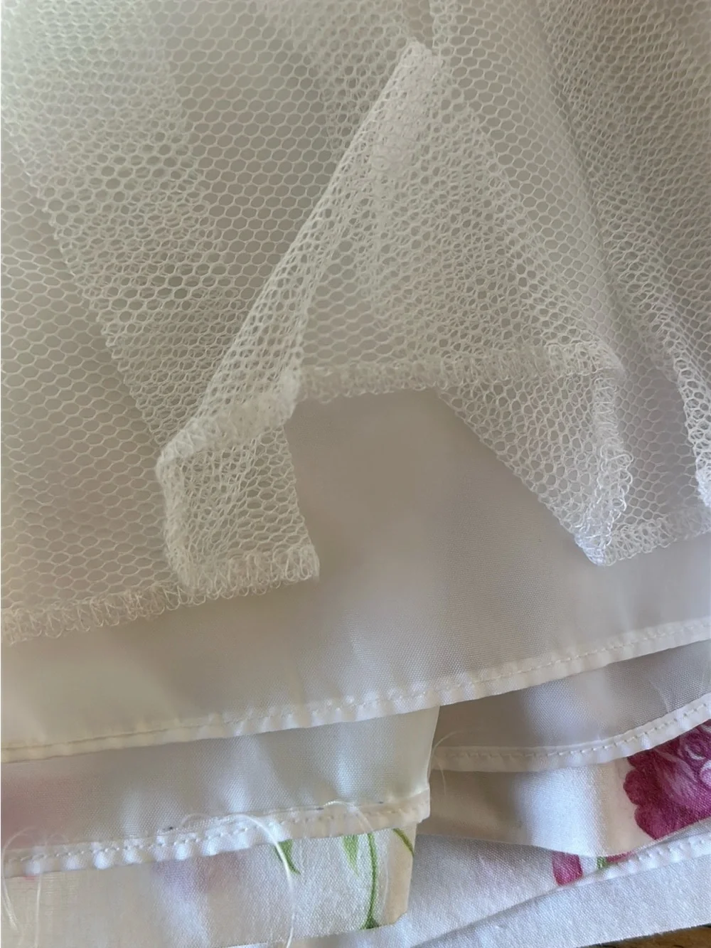 Marmellata Floral Party Dress 3-6 month Tulle‎ Overlay Bow Waist Toddler Dress